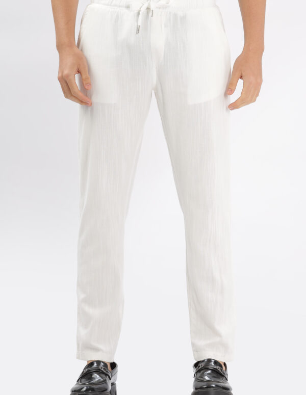 White linen pant