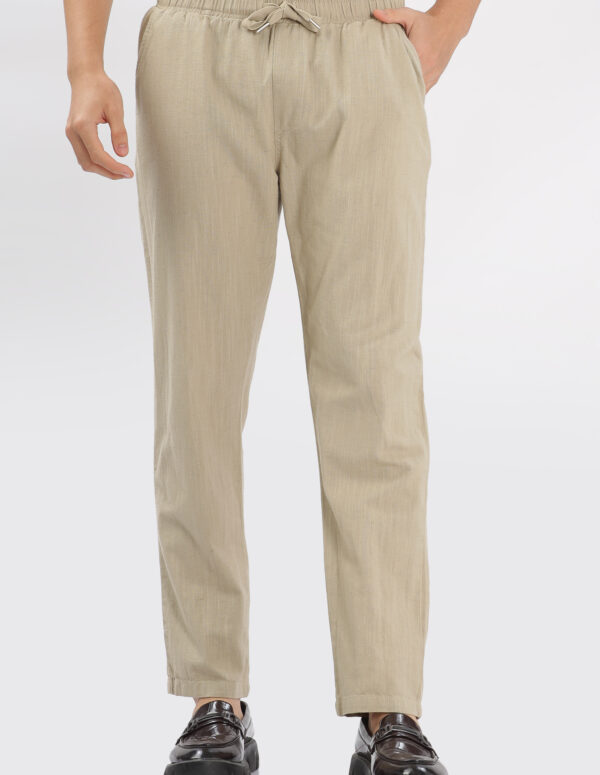 Beige Linen Pant